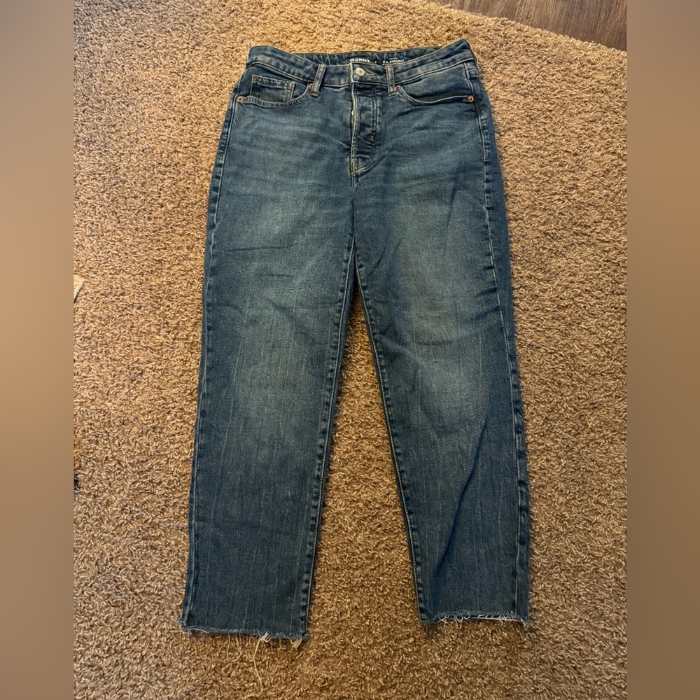 Old Navy O.G. Straight high rise size 8